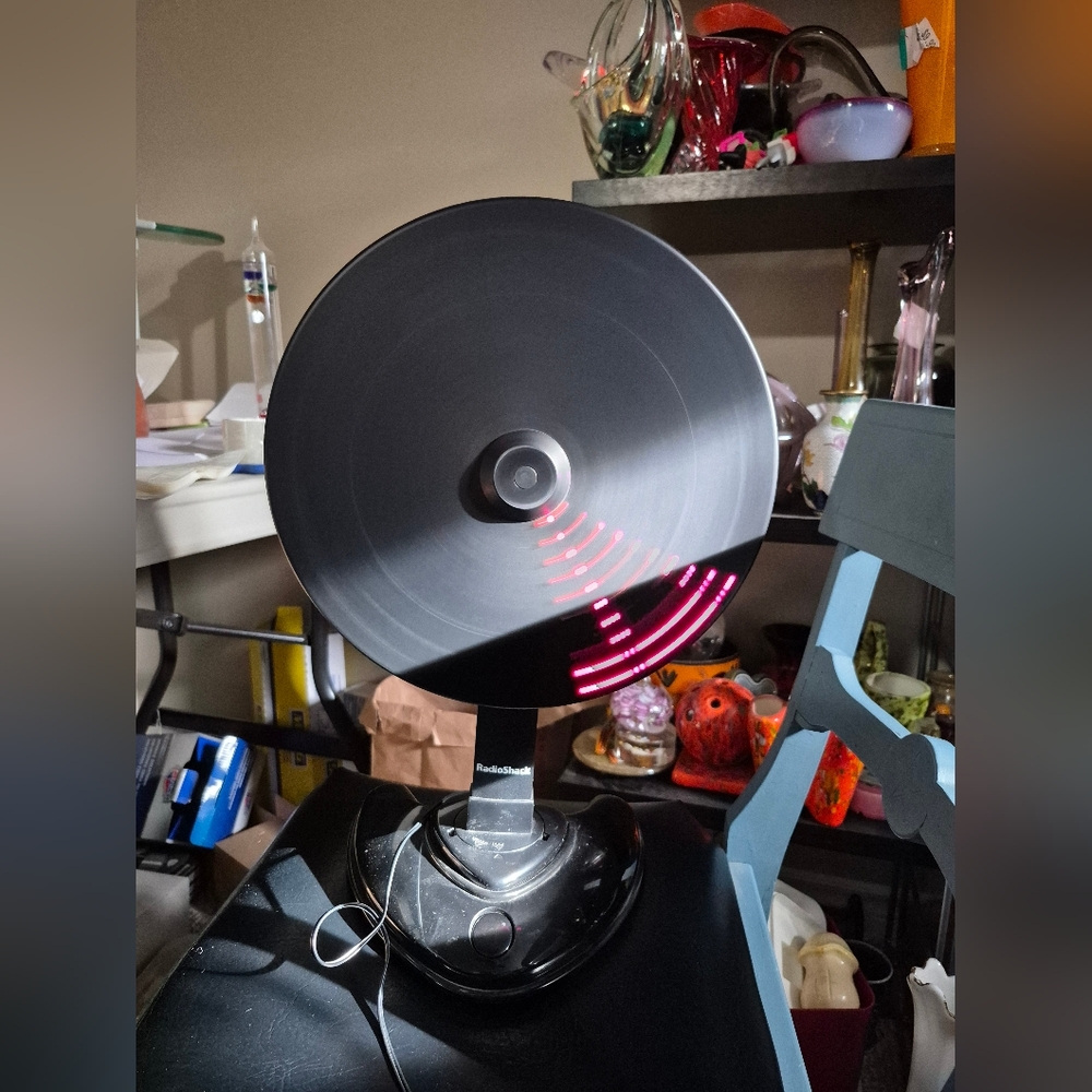 Vintage Radio Shack Rabbit Tanaka Spining LED Disc - Picture 3 of 7